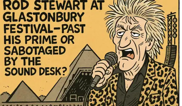 🎤 Rod Stewart at Glastonbury Festival – Past His Prime or Sabotaged by the Sound Desk? 🎤