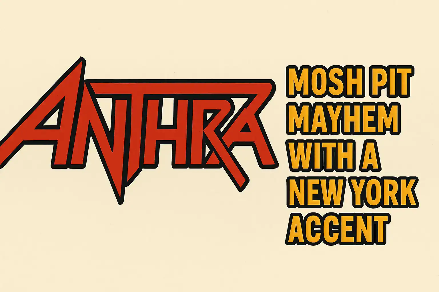 🧢 ANTHRAX – MOSH PIT MAYHEM WITH A NEW YORK ACCENT 🤘🗽💀