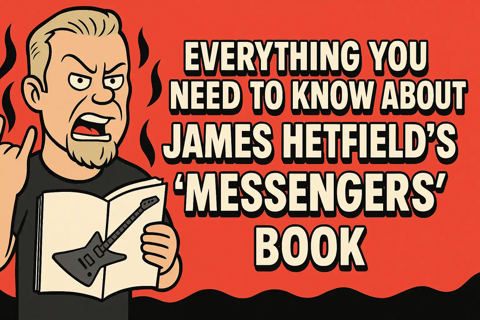 🎸 Everything You Need to Know About James Hetfield’s ‘Messengers’ Book 🎸