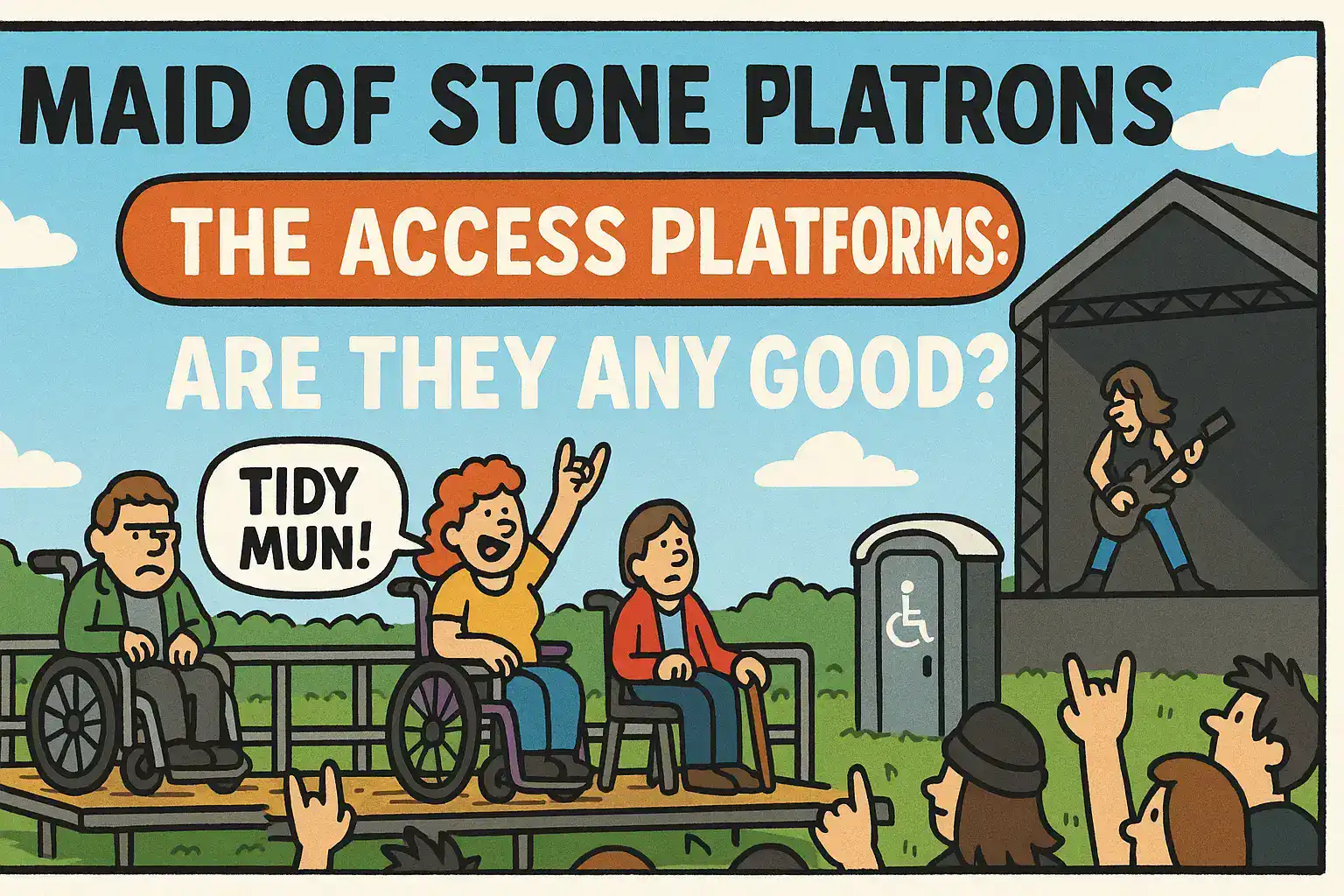 🎪 MAID OF STONE FESTIVAL – THE ACCESS PLATFORMS: ARE THEY ANY GOOD? ♿🎸