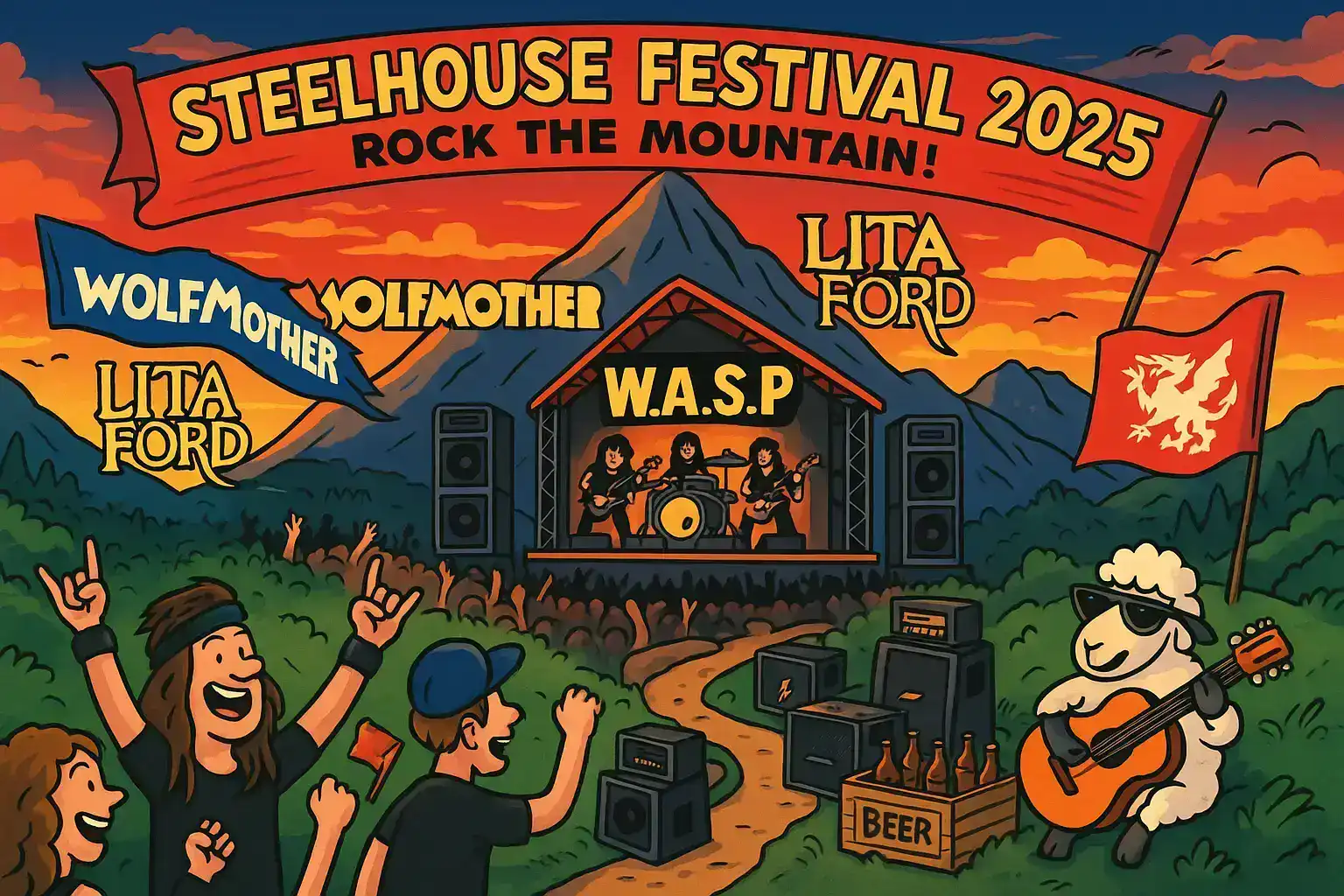 🎸 STEELHOUSE FESTIVAL 2025 – FULL SET TIMES REVEALED! ⏰🔥