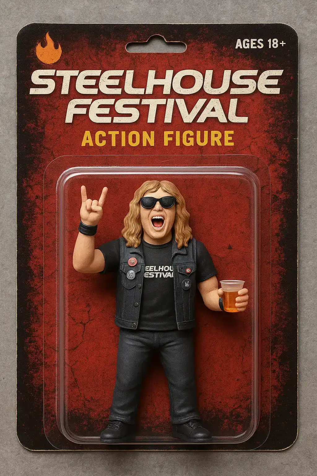 🔥🎸 STEELHOUSE MUSIC FESTIVAL ACTION FIGURE 🎸🔥