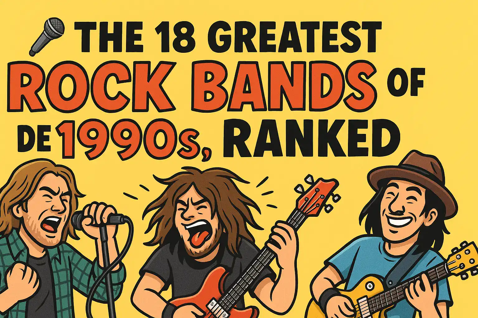 ๐ค The 18 Greatest Rock Bands of the 1990s, Ranked