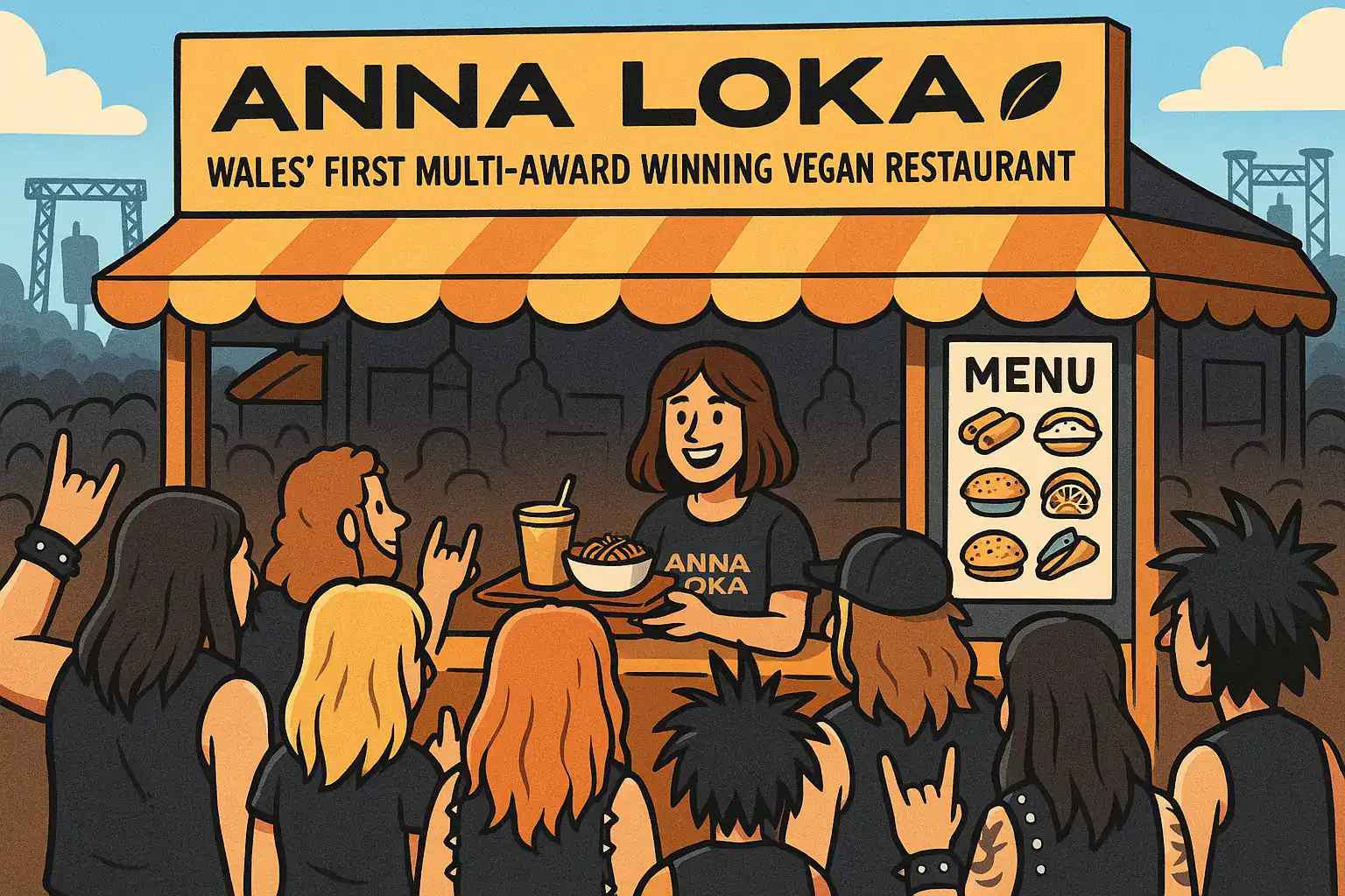 ANNA LOKA’S VEGAN RIFF-FEST RETURNS TO STEELHOUSE – WITH NEW CHILLI CHEEZE BOMBS & MANGO LASSI MADNESS! 🤘🌶️🥭