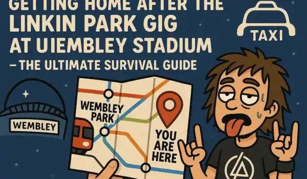 🔥 GETTING HOME AFTER THE LINKIN PARK GIG AT WEMBLEY STADIUM – THE ULTIMATE SURVIVAL GUIDE 🤘🚌🗺️
