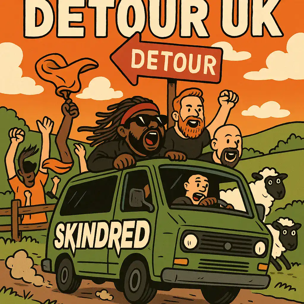 🎤 SKINDRED DETOUR UK TOUR – TAKING THE CHAOS BEYOND THE BIG CITIES 🤘🔥