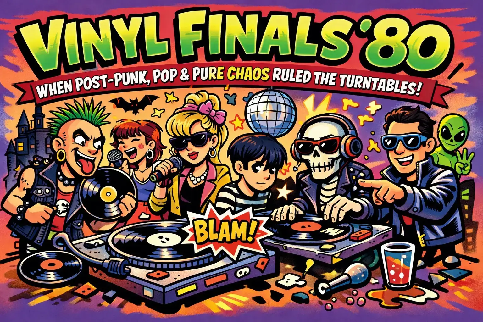 ๐ฟ VINYL FINALS โ80 โ WHEN POST-PUNK, POP & PURE CHAOS RULED THE TURNTABLES ๐ฅ