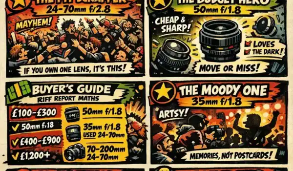 🎸 BEST LENSES FOR LIVE MUSIC PHOTOGRAPHY