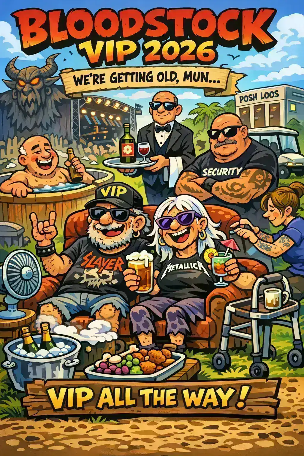 🔥 BLOODSTOCK VIP 2026: WE’RE GETTING OLD, MUN… VIP ALL THE WAY 🔥🐍