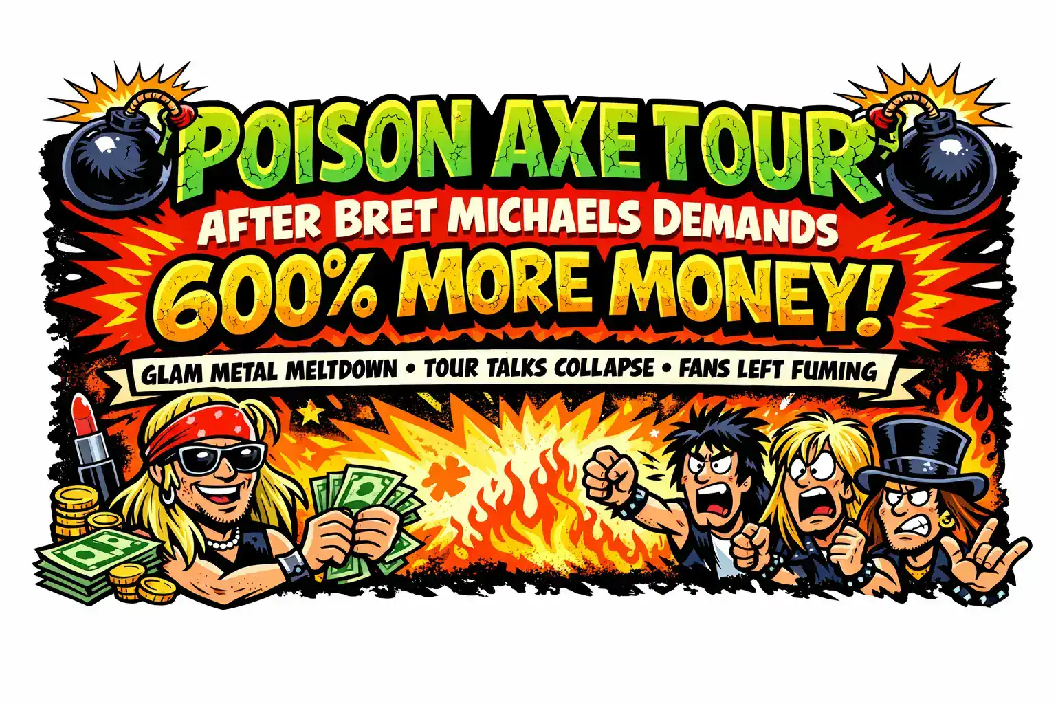 ๐ฃ Poison Axe Tour After Bret Michaels Allegedly Demands 600% More Than Bandmates