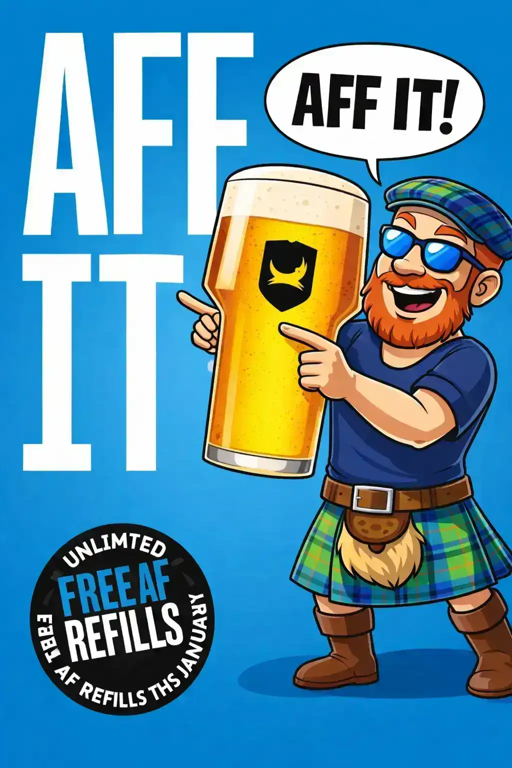 ALL YOU CAN JAN: BREWDOG GO FULL โAF ITโ WITH FREE ALCOHOL-FREE BEER REFILLS ๐บ๐ฅ