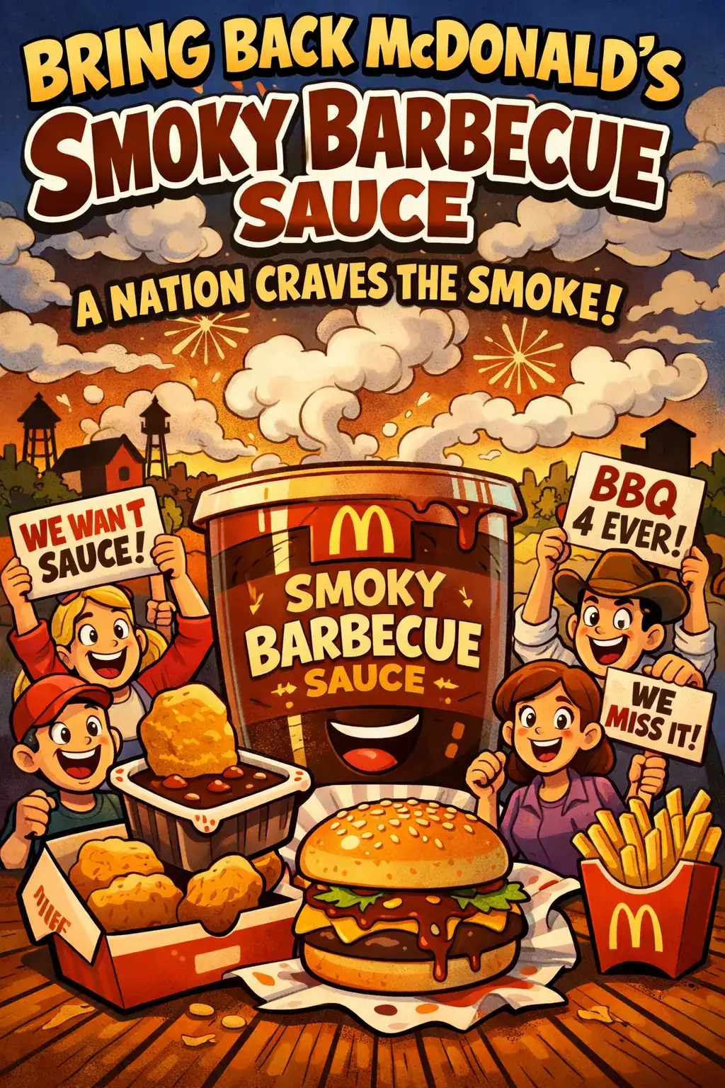 ๐๐ฅ BRING BACK McDONALDโS SMOKY BARBECUE SAUCE