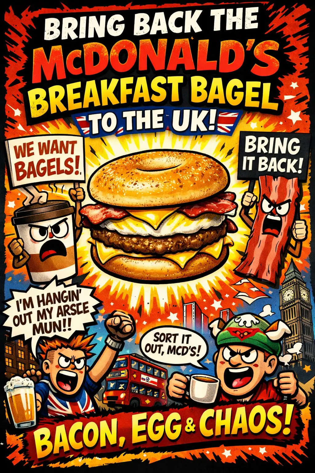 🥯 BRING BACK THE McDONALD’S BREAKFAST BAGEL, MUN 🥯