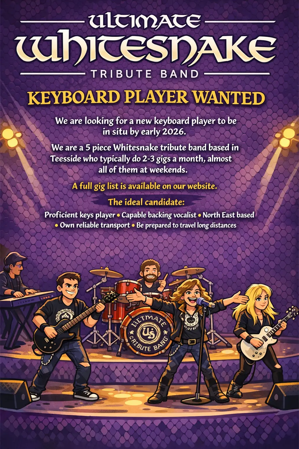 🎹 SNAKES ON A STAGE: ULTIMATE WHITESNAKE NEED A KEYS HERO, MUN 🐍🔥