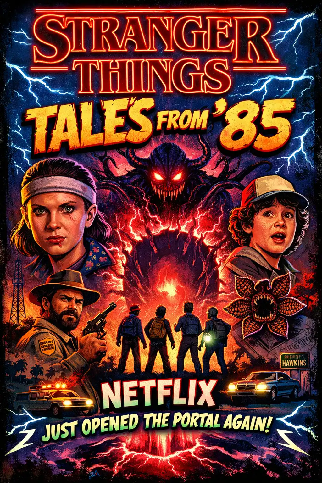 STRANGER THINGS: TALES FROM ’85 – NETFLIX JUST OPENED THE PORTAL AGAIN 👾🔥
