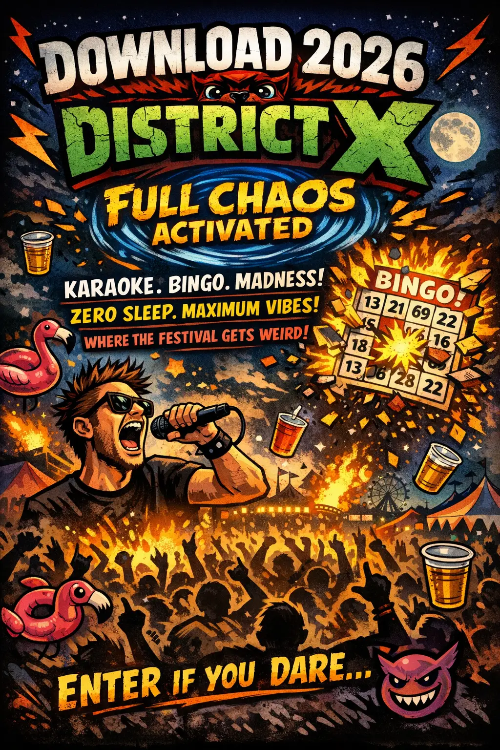 🎪🔥 DOWNLOAD FESTIVAL 2026 UNLEASHES DISTRICT X LINE-UP — AND IT’S PURE CHAOS, MUN 🔥🎪