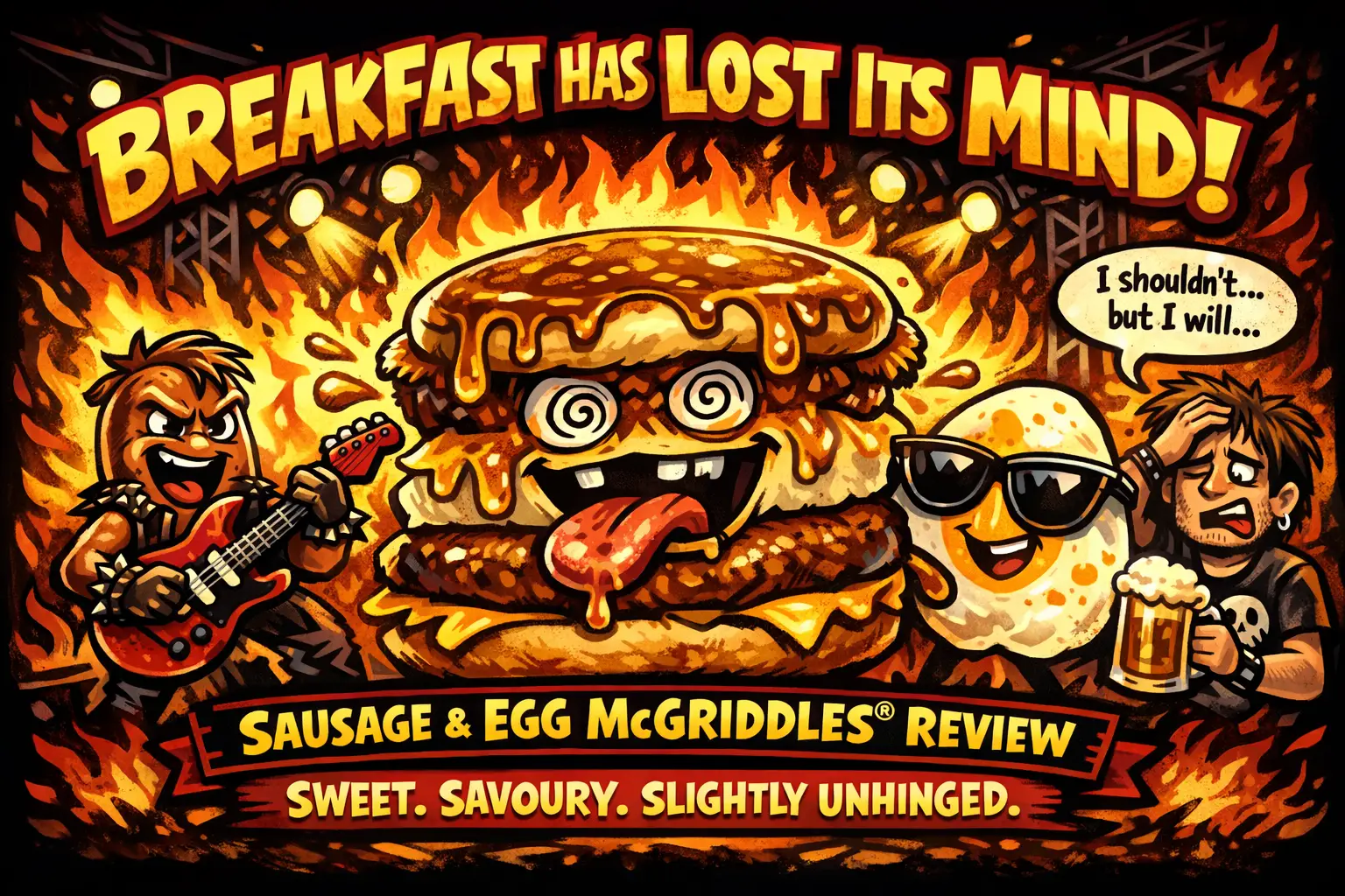 🍔🥞 SWEET, SAVOURY & SLIGHTLY UNHINGED — THE SAUSAGE & EGG McGRIDDLES® REVIEW 🤯🔥