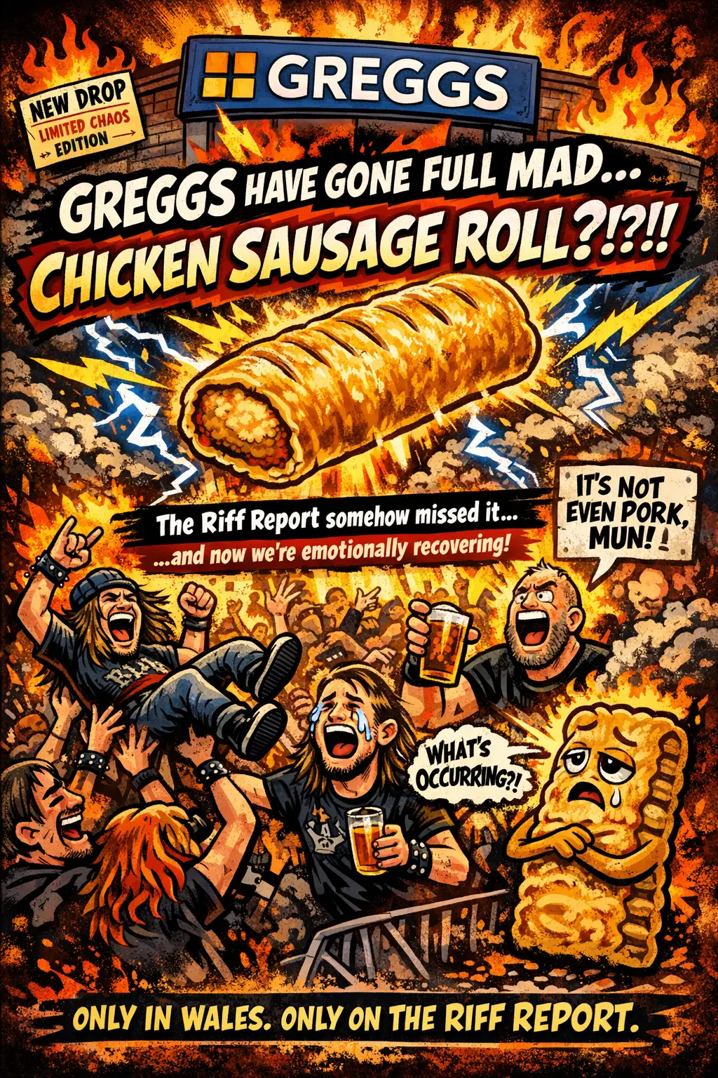 🥟🔥 GREGGS HAVE DROPPED A CHICKEN SAUSAGE ROLL… AND WE SOMEHOW MISSED IT?! 🔥🥟