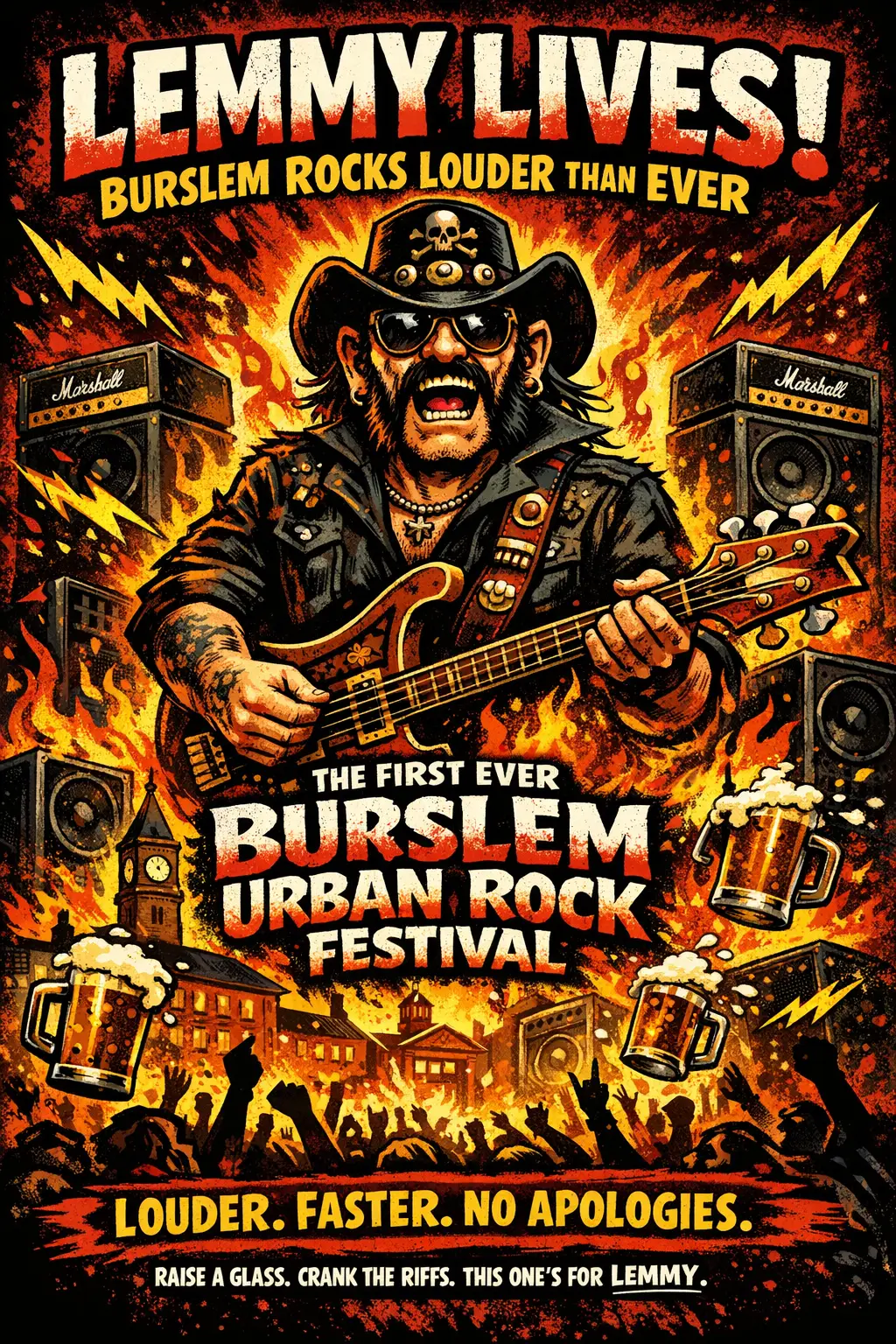 🤘🔥 LEMMY LIVES ON! BURSLEM SET TO ERUPT WITH BRAND-NEW ROCK FESTIVAL 🔥🤘