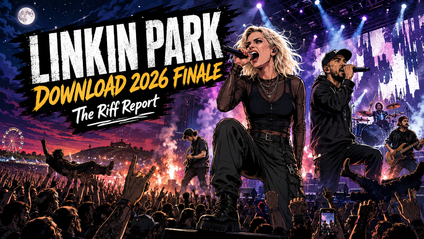 Linkin Park Deliver A Historic Apex Stage Finale At Download Festival 2026 🖤🔥