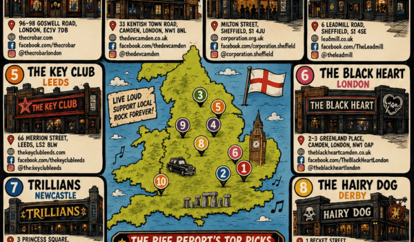 🍻🤘 The Best Rock & Metal Pubs, Clubs and Live Music Venues in England