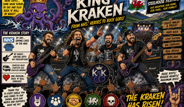 🐙 King Kraken: From NHS Heroes to Welsh Rock Titans – The Ultimate Riff Report Biography 🤘