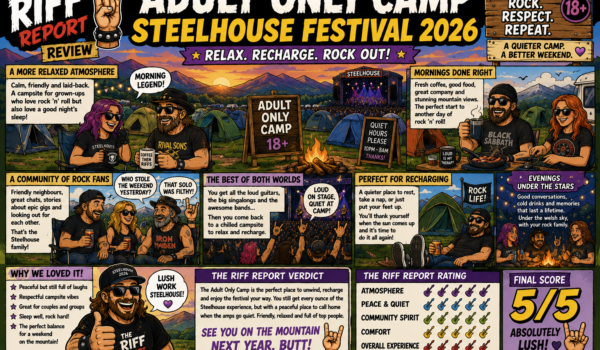 🔞🏕️ The Riff Report Review: Adult Only Camp – Steelhouse Festival 2026 🤘