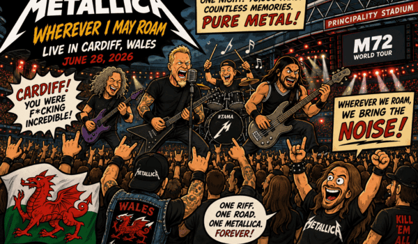🤘 Metallica Release “Wherever I May Roam” Live from Cardiff — and Wales Sounds Absolutely Massive 🇺🇸🏴🔥