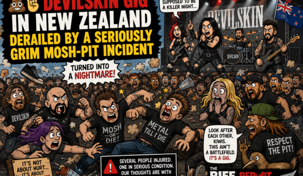 💩🤘 Devilskin Gig in New Zealand Derailed by a Seriously Grim Mosh-Pit Incident