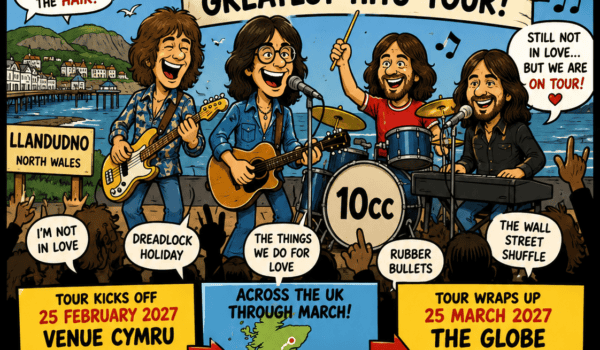 🎸 10cc Announce Brand-New UK Tour for Spring 2027 — And Yes, It’s Another Bloody Greatest Hits Tour! 🤘