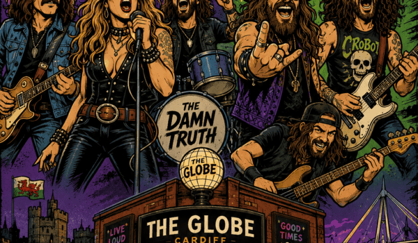 🤘 THE DAMN TRUTH AND CROBOT ARE BRINGING A FULL-BLOWN ROCK ’N’ ROLL STORM TO CARDIFF! 🔥