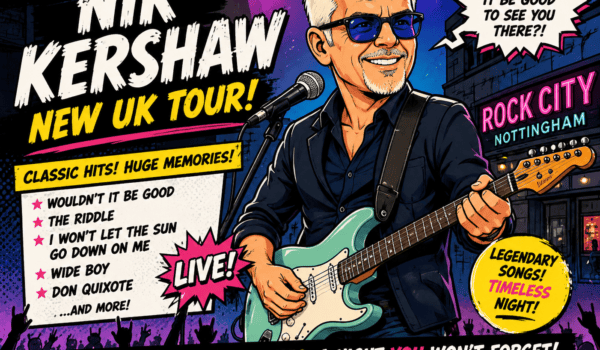 🎸 Nik Kershaw Heads to Rock City as 80s Icon Announces New UK Tour! 🎤✨