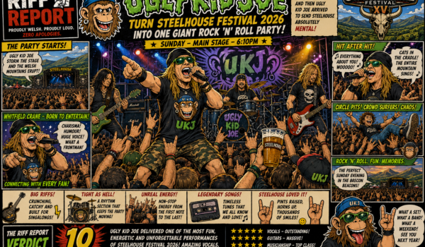 🐵🔥 Ugly Kid Joe Turn Steelhouse Festival 2026 into One Giant Rock ‘N’ Roll Party 🤘🏔️