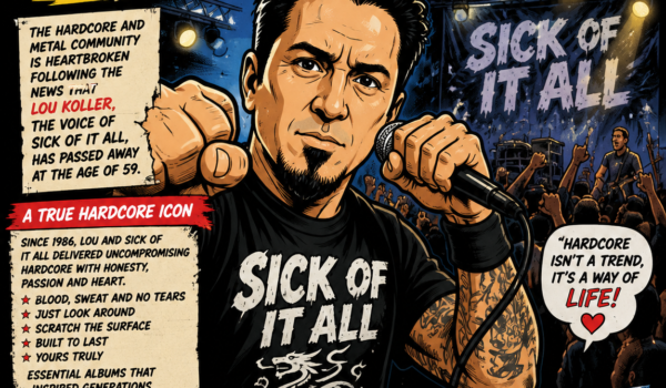 🤘 Hardcore Legend Lou Koller Dies Aged 59 – The Voice of Sick Of It All Falls Silent