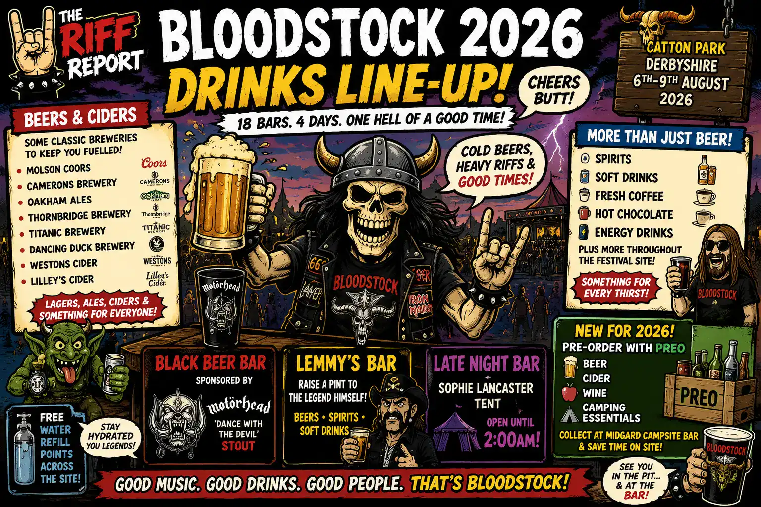 🍻 Bloodstock 2026 Is Bringing the Beers! Here’s What You’ll Be Drinking at Catton Park 🤘