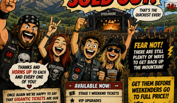 🎟️🔥 Steelhouse Festival Smashes Record as First 1,000 SHXVI Souvenir Tickets Sell Out! 🏔️🤘