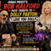 882f9215-9143-4251-91a0-f3dd09c37012 - the Riff Report Blog Colorful poster collage advertising Rob Halford tribute to Dolly Parton, featuring portraits of Rob Halford and Dolly Parton with bold headlines and decorative music-themed graphics.