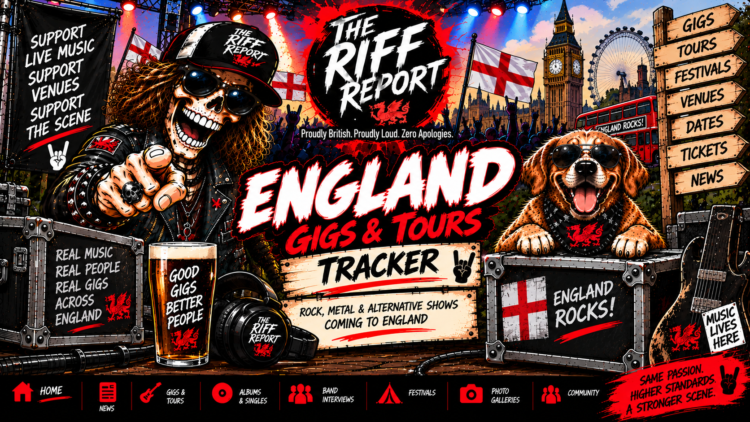 England Gigs & Tours Tracker – Rock, Metal & Alternative Shows Coming To England