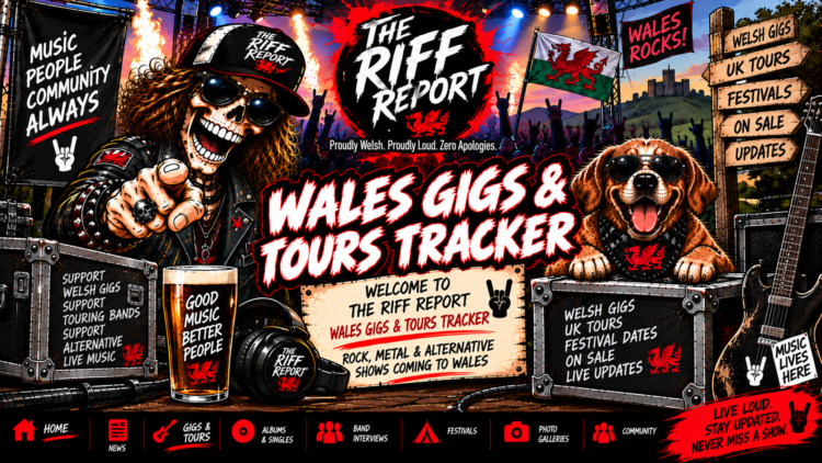 🏴󠁧󠁢󠁷󠁬󠁳󠁿 Wales Gigs & Tours Tracker – Rock, Metal & Alternative Shows Coming To Wales
